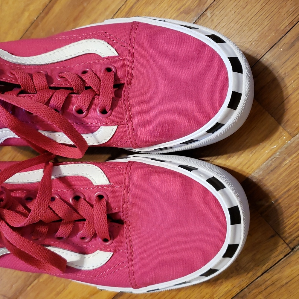 Vans Old Skool Stacked Platform Sneakers W6.5 Cabaret - Picture 5 of 14
